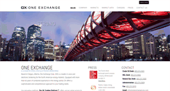 Desktop Screenshot of oneexchangecorp.com